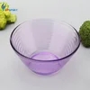 Colored Glass Swirl Salad Ramen Noodle Bowl for Food Fruit Candy Serving