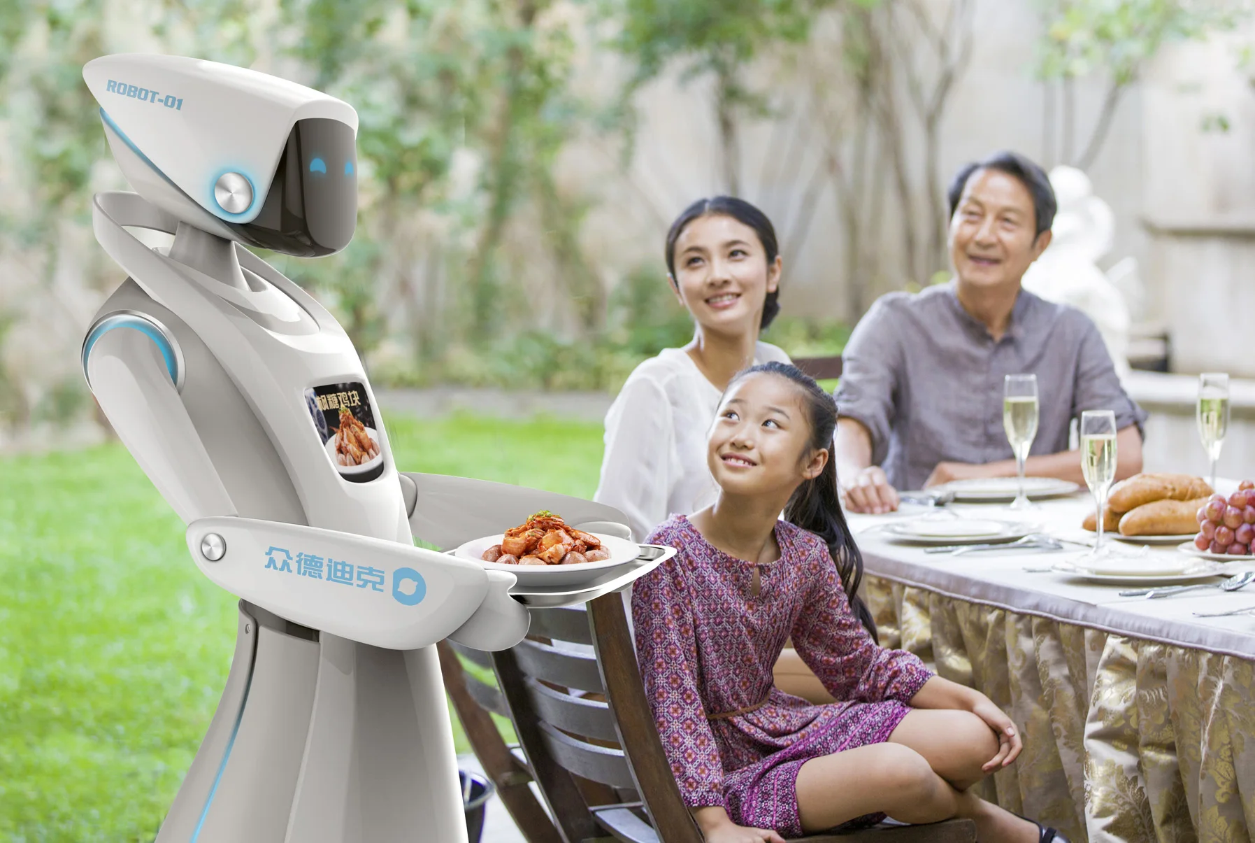 
LKKER mechanical industrial design products supply chain management catering services smart robot waiter for restaurant 