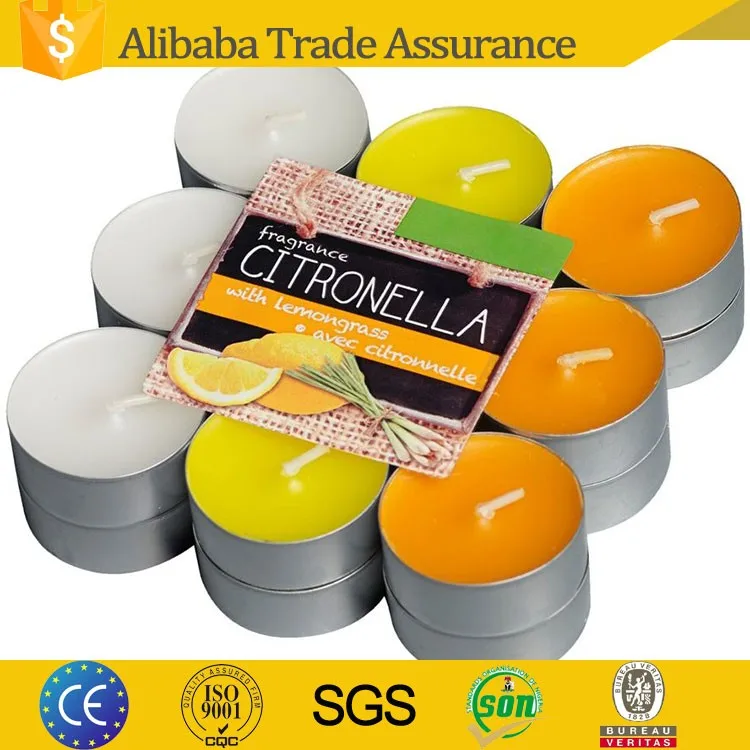 Outdoors Garden Mosquito Repellent Citronella Scented Tea Candle Buy