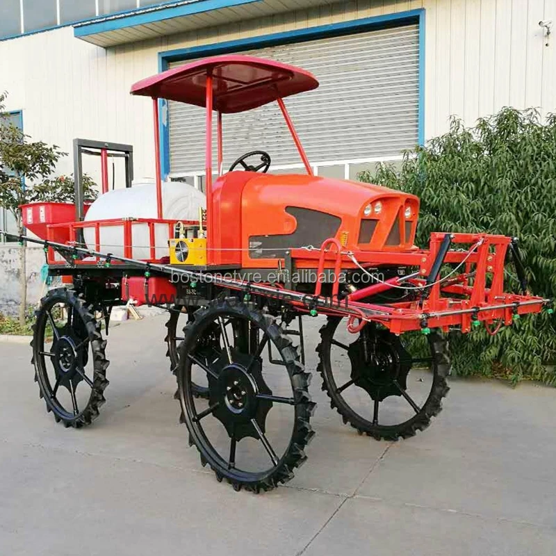 Tractor boom sprayer for insecticide and fertilization Self propelled ...