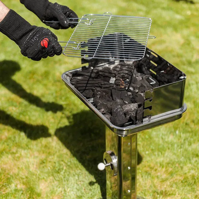 Stainless Steel Pillar Outdoor Barbeque Grill Buy Pillar Bbq Grill