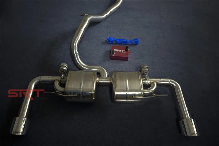 Exhaust System For Volvo V60 S60l X760 Electric Exhaust Valve Catback With Quad Double Tip Buy