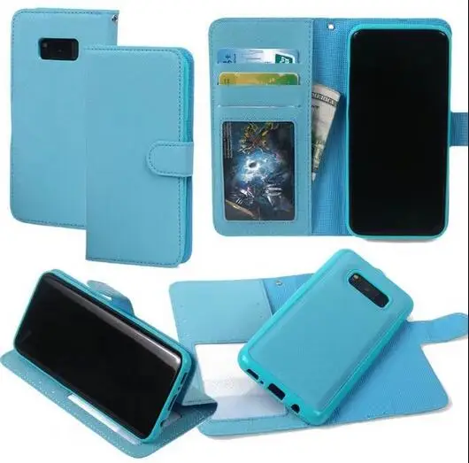 

Luxury Wallet PU Leather Case For iPhone X Card Holder Folio Magnetic Book Flip cell phone case for samsung s10 plus