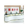 hair salon desk reception design s shaped reception counter