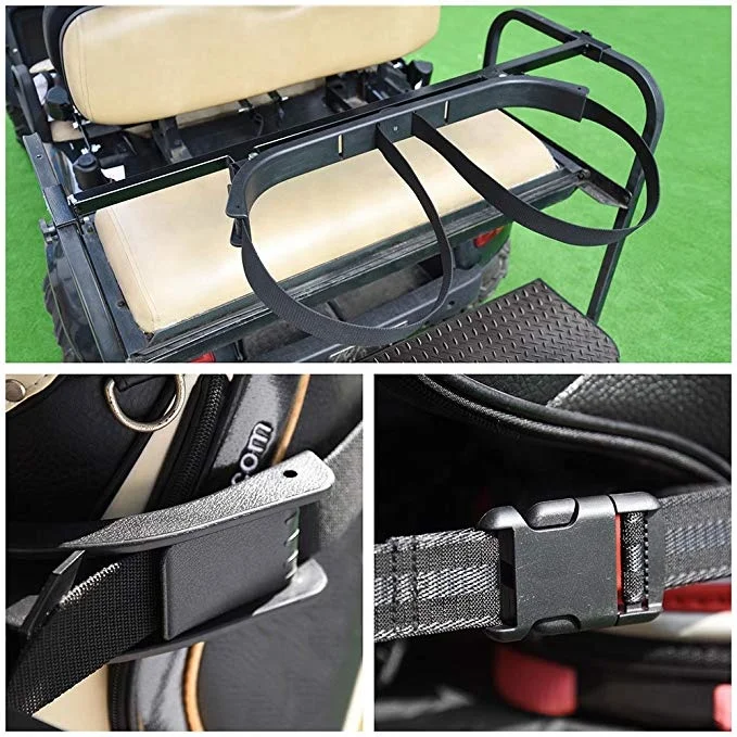 Golf Bag Holder Bracket Attachment Combo Kit For Golf Cart Part Buy