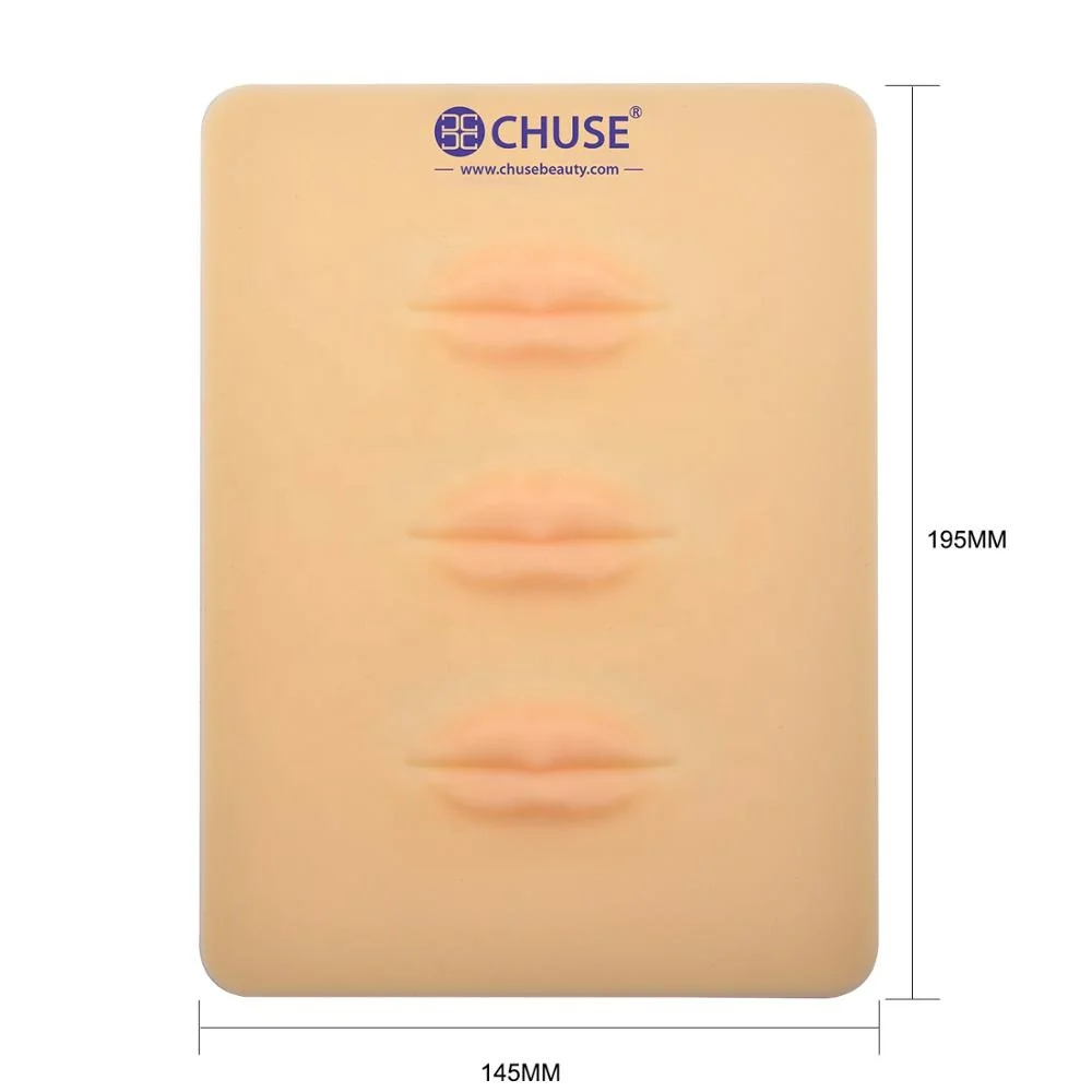 

CHUSE New Style Silica gel PMU Tattoo 3D Practice Skin Lips