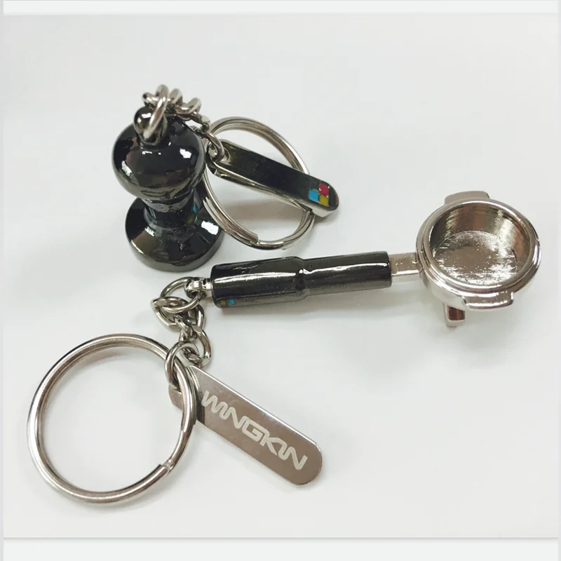 Espresso Accessories Coffee Keychains Mini Coffee Milk Cup Tamper