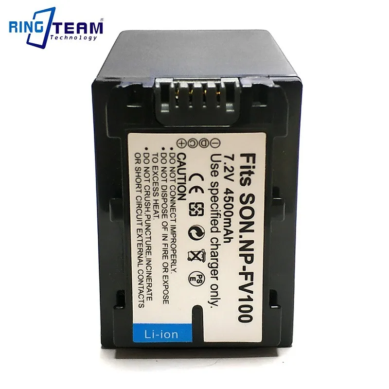 NP-FV100 4500mAh 7.2V Camcorder Battery for Sony NP-FV30 NP-FV50 NP-FV70 SX83E SX63E FREE SHIPPING factory