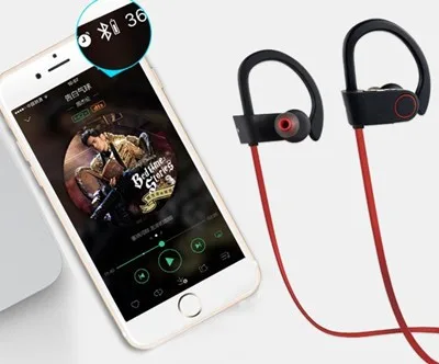 Free Shipping U8 Stereo Wireless Headphones Waterproof 4.1 Android Bt
