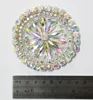 Wholesale Fashion 3.4'' Rhinestone Applique Patch For Wedding Gown Bridal Sash Evening Wear MYGAP062