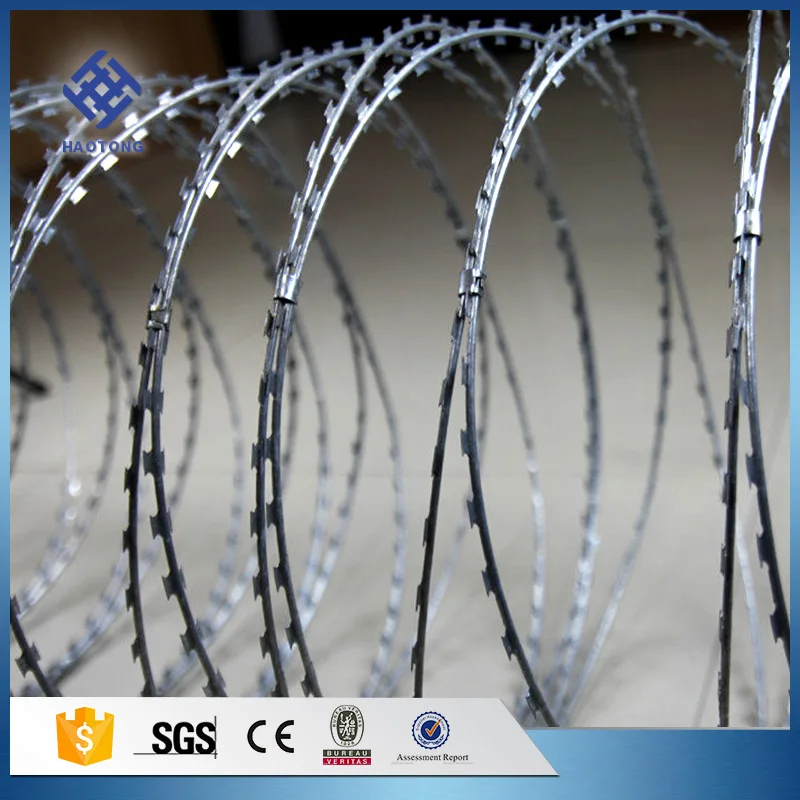 
Wholesale Concertina Razor Barbed Wire Price/Hot Dipped Galvanized Razor Wire 