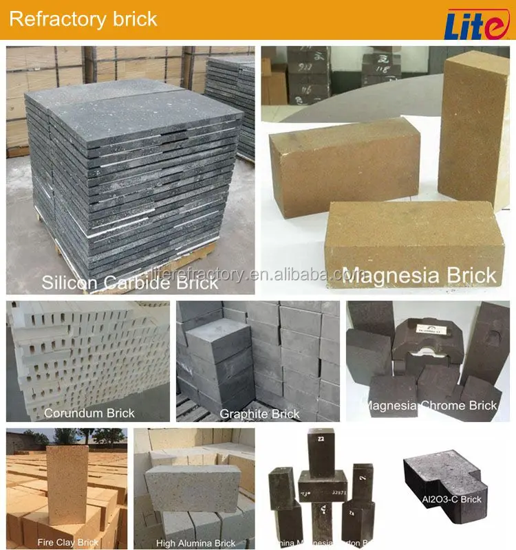 fire resistant cement furnace fireproof light weight refractory silica brick