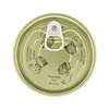 Factory customize 307 tin free steel ring pull easy open lids FDA epoxy lacquer fish meat 83mm can cover