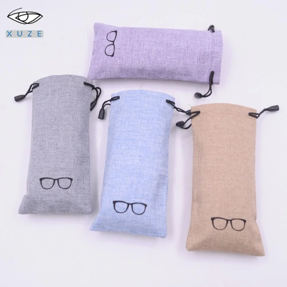 

Multicolor Linen Sunglasses Pouch with customized logo