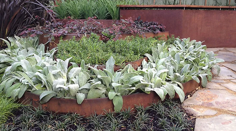 Corten Steel Rusted Metal Raised Vegetable Garden Grow Bed And Plant Containers Buy Garden