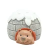 Roogo resin creative handmade kindergarten series desk decor small brown bear and snow hole shape furnishing articles for sale