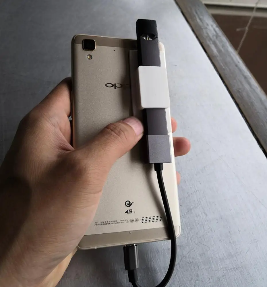 

15cm Aluminum Alloy Magnetic JUUL Phone Charger Compatible With JUUL
