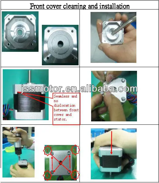 57HS82-2504B nema 23 stepper motor, double shaft stepper motor, hybrid stepper motor