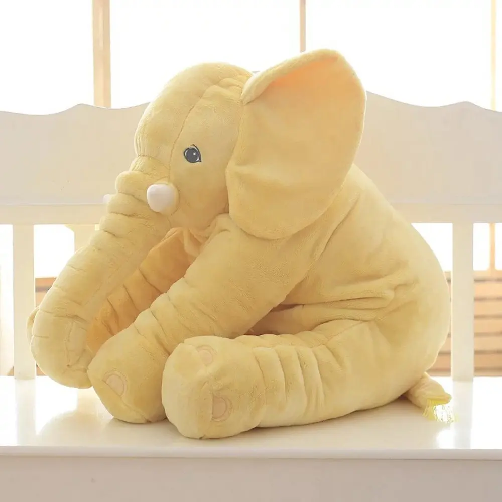 mivera cartoon large plush baby elephant pillow and toy