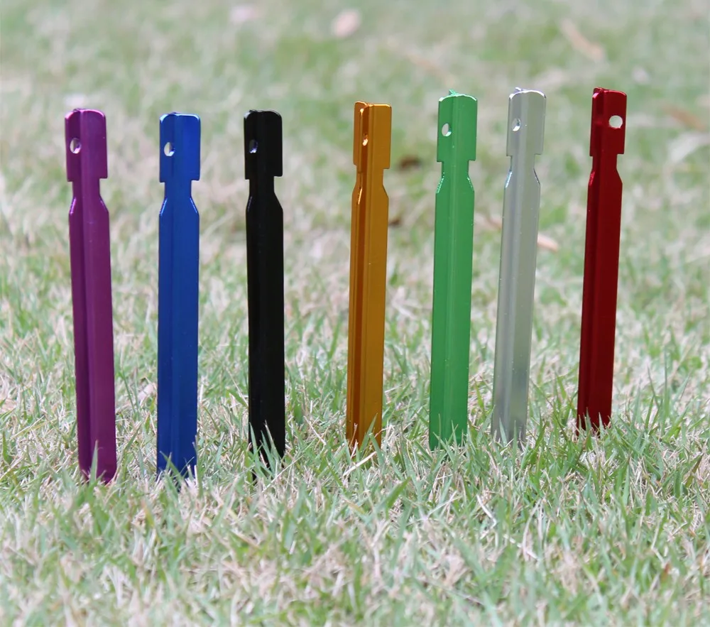 7 Inch 7000 Series Y Shape Camping Aluminum Lowes Tent Stakes,Tent Pegs