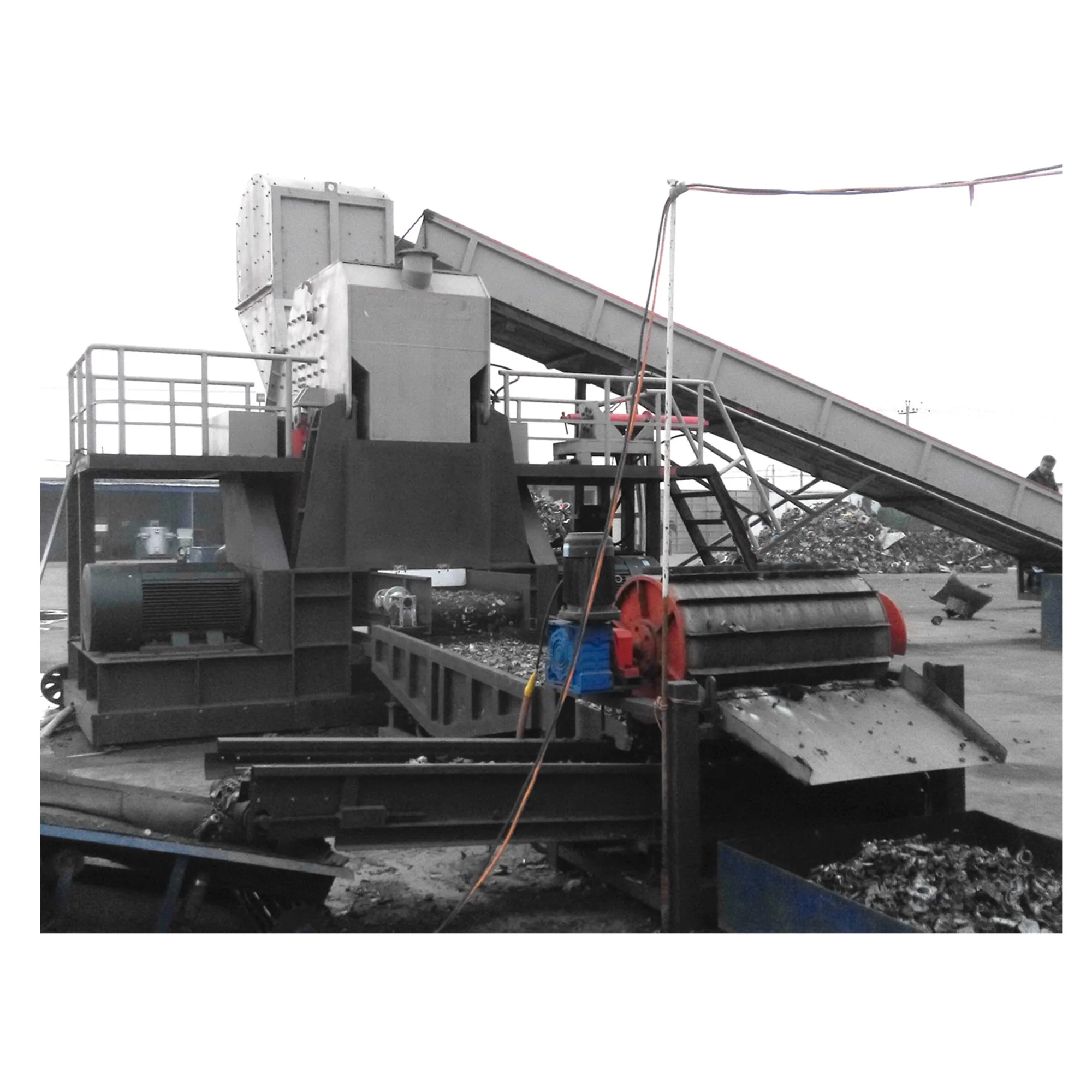 
Industrial Metal scrap shredder / Scrap Metal Shredding and Recycling Machine / Aluminum Engine Crusher 