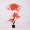 Custom making durable everlasting decorative artificial red maple tree