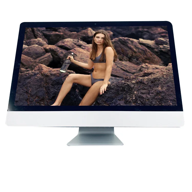 

cheap all in one pc touch screen all in one pc ultra thin no frame, Black optional