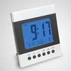 LCD Display Digital Acoustic Control Atomic Table Snooze Alarm Clock Thermometer with Back Light