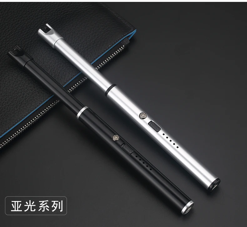 2019 New Products Electric Rechargeable Lighter  With Flexible Long Rod for Kitchen Stove&BBQ Tool Windproof Customized Patton