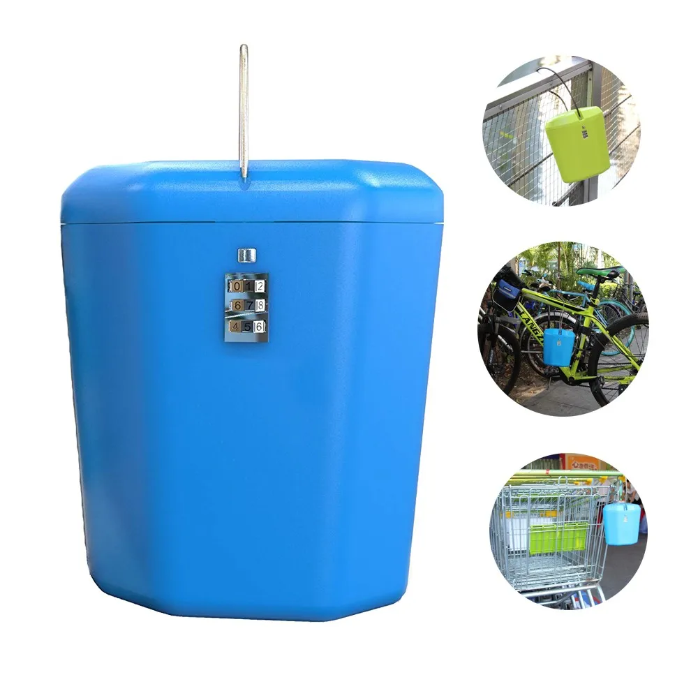 Travel Beach Safe Lock Box Portable Anti Theft Lockable Plastic Bag