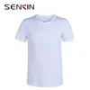 Short Sleeve round neckline custom screen printing tees supima cotton t shirt