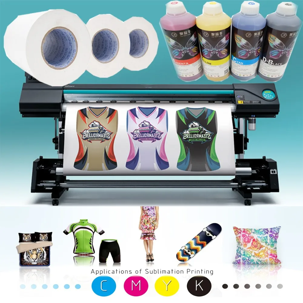 
Non sticky 70g /80g/ 90g /100g Sublimation heat Transfer paper for fabric 1.8m Width 