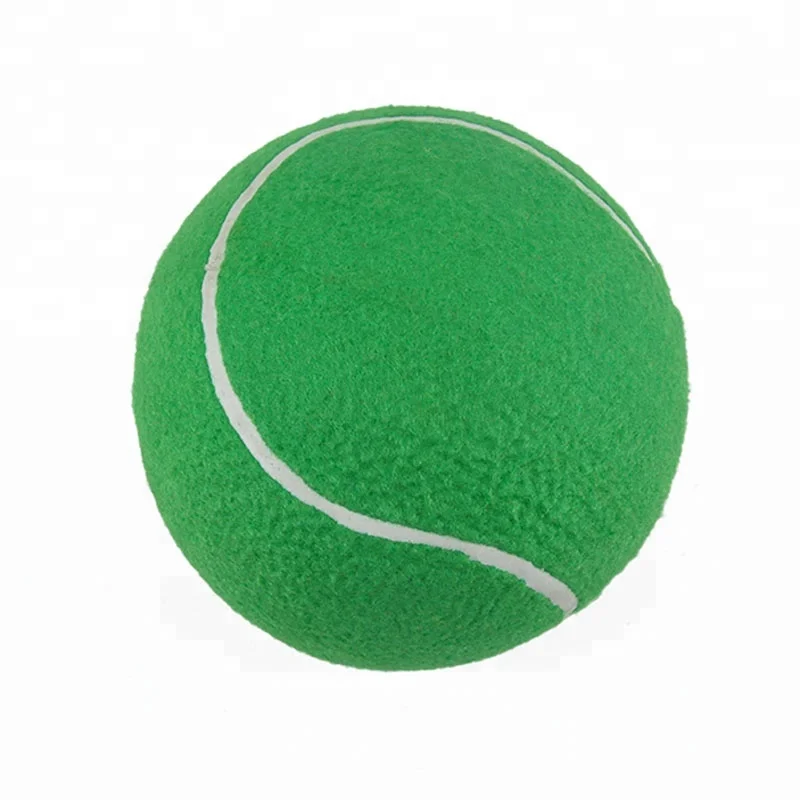 
5 inch inflatable big size tennis ball pet toy 