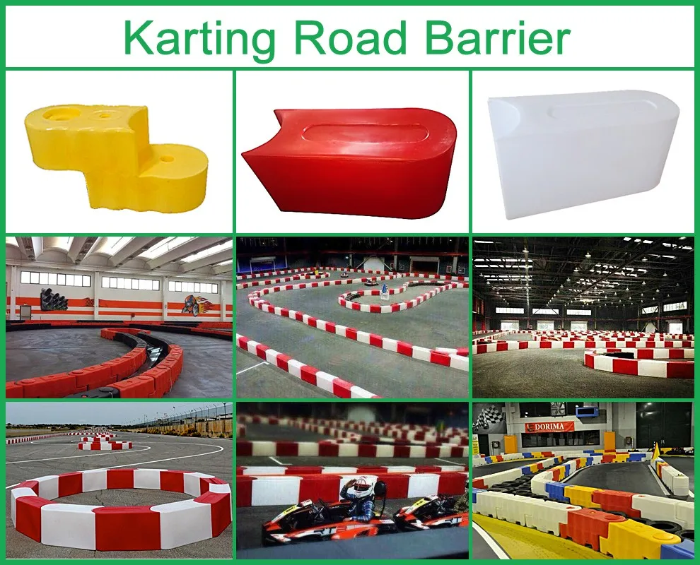 China Manufacturer Go Kart Plastic Barriers For Traffic "z" Type Easy