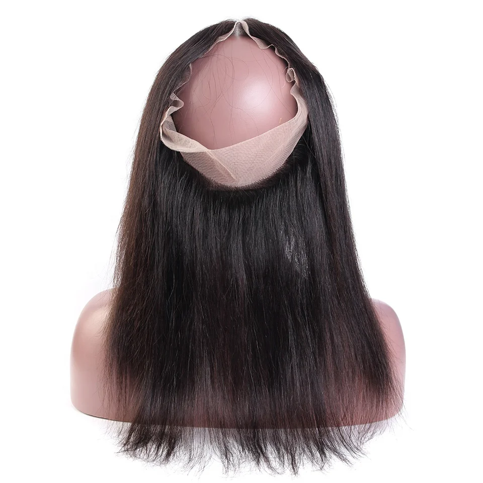 

New products brazilian virgin hair 360 lace frontal closures
