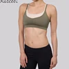 custom make yoga wear girl's seamless sport bra