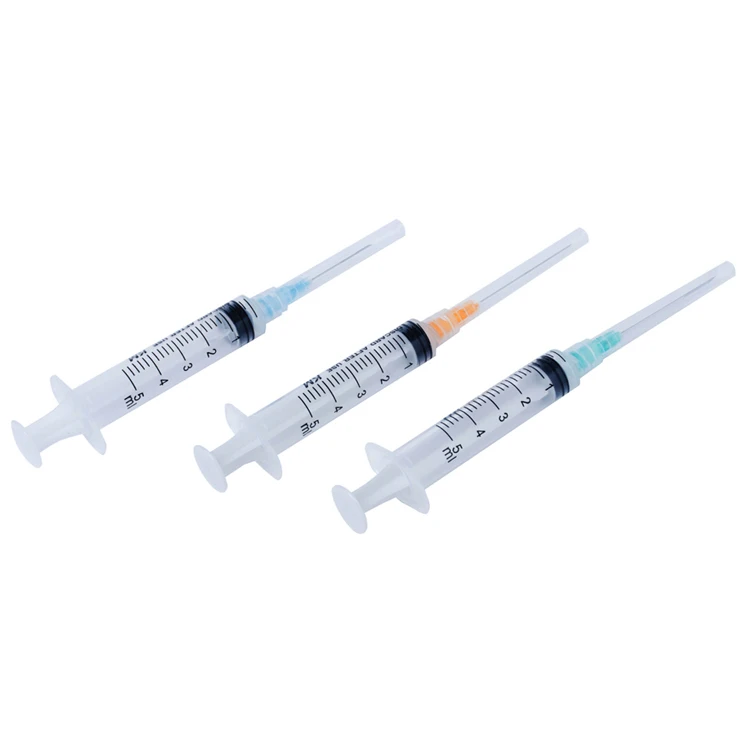 
5 cc Sterile Disposable Syringe with Needle 