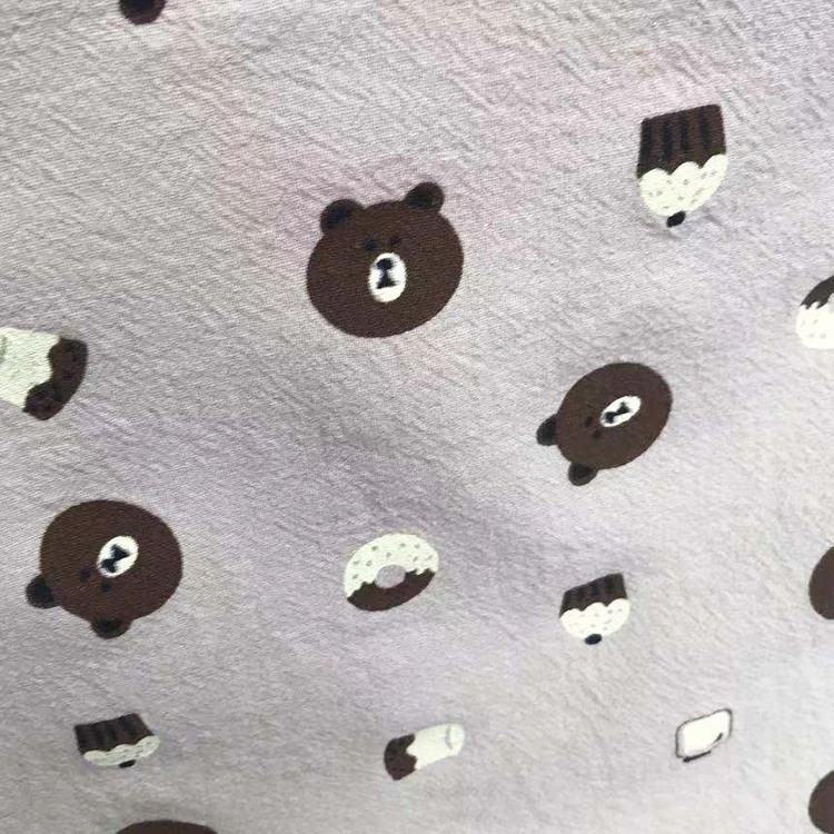 
Wholesale cheap custom pattern 100% cotton gauze crinkle fabric in india for baby 