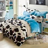 Printed Fleece Blanket And Throws With Good Hand Feeling