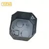 Electrical junction box installation solar panel