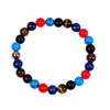 DY Tiger eye lapis lazuli beads bracelet ,natural stone bracelet for men and women