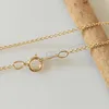 sold by meter bulk wholesale size 1mm 14k gold filled necklace chain