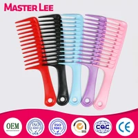 

Masterlee Brand Salon Products Wide Teeth Cutting Hair Comb Plastic Big Comb