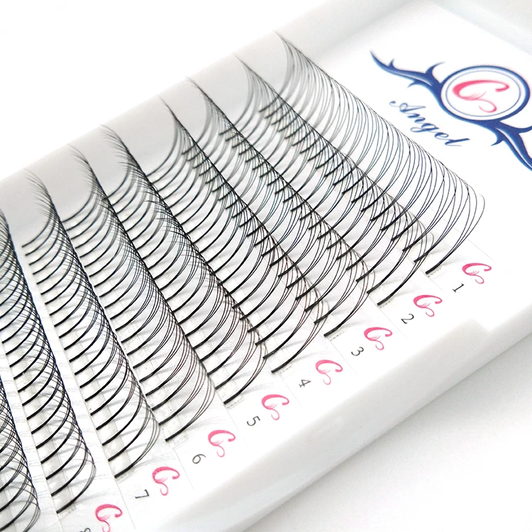 

wholesale price short stem long stem 3D 4D 5D Volume Lashes pre made fan volume lashes, Natural black or customization