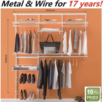 Hot Sale High Quality Diy Metal Walk In Closet Shelving Organizer