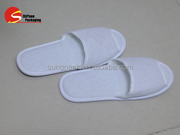 childrens white spa slippers