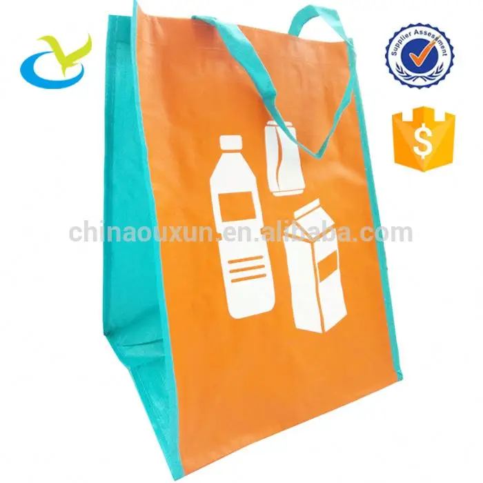 
New style carry shopping recyclable heat seal sack pp woven bag 