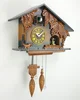 christmas design Wooden Cuckoo wall Clock with platform&bird come out