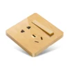 Hotel wall socket chrome sockets and switches