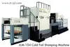 Combination of a Printed Surface Value Added Process of Cold Foil Stamping and Holographic Images Transfer
